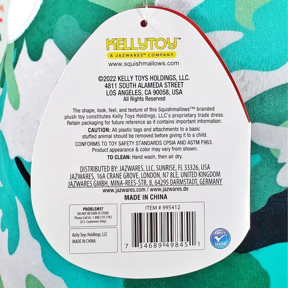 Squishmallow Calais the Chameleon 16" UltraSoft Valentines Day Holiday Plush New - Picture 7 of 7